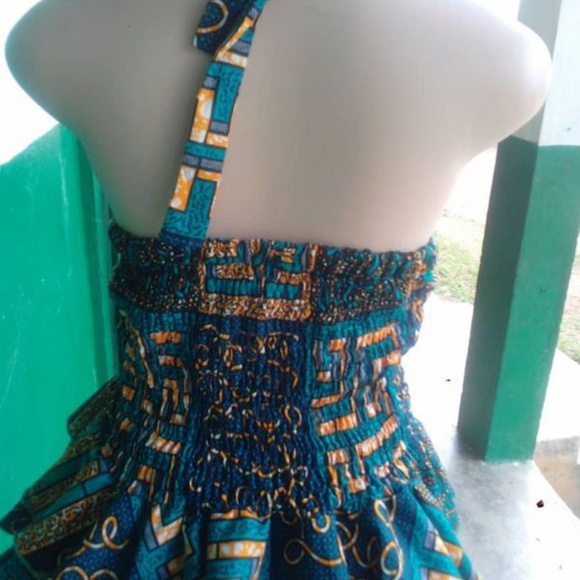 African print stretch pant and top - size 8 - Picture 2 of 8